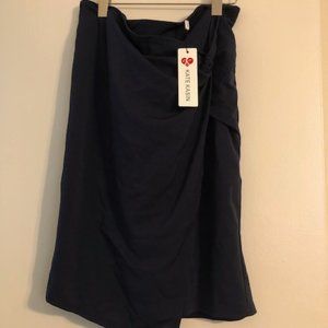 Kate Kasin Navy Blue Pencil Skirt